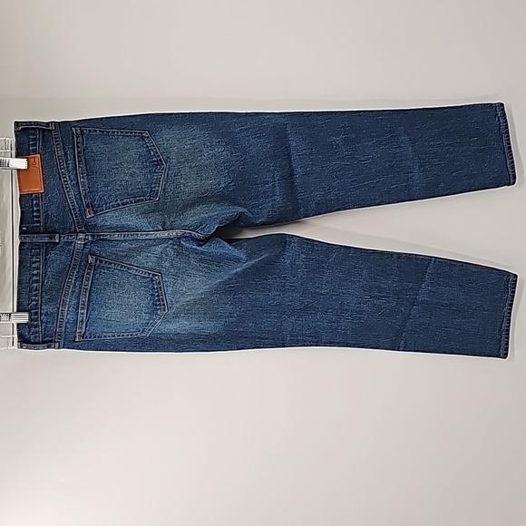 J. Crew Slim Boyfriend Jeans Dark Wash w Distressed Faded Look at Pockets - Picture 10 of 17